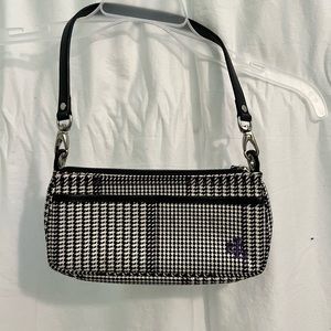 Lauren Ralph Lauren Houndstooth Shoulder Pochette Bag